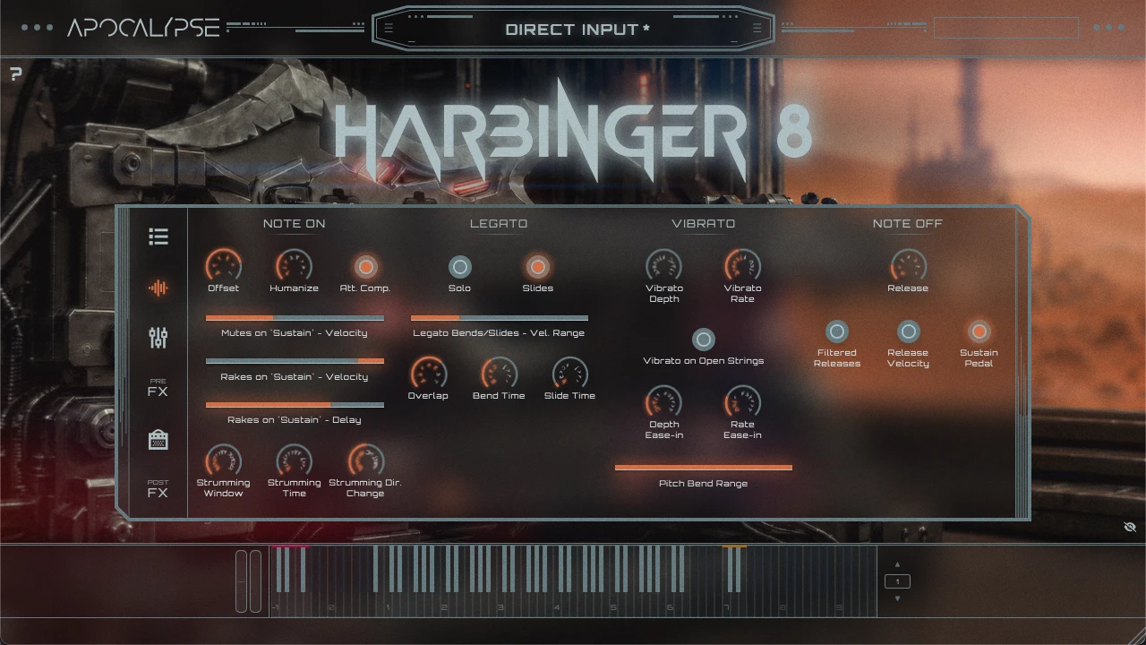 Harbinger 8 plugin interface